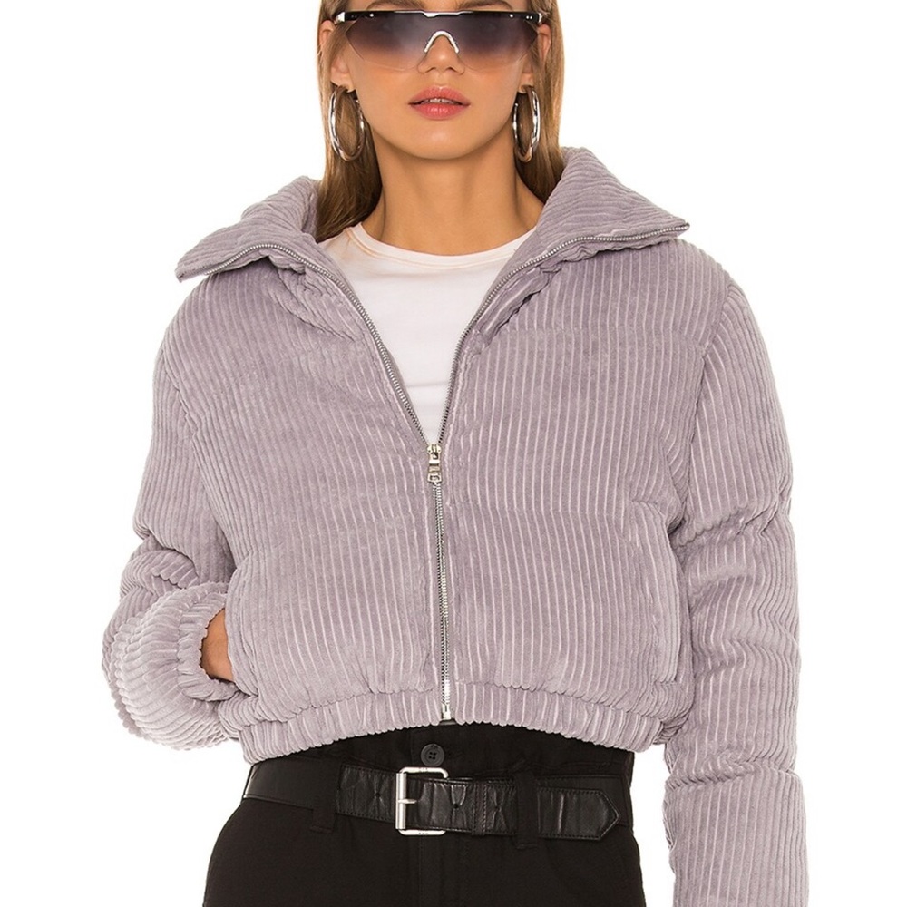 SUPERDOWN Kora grey puffer jacket